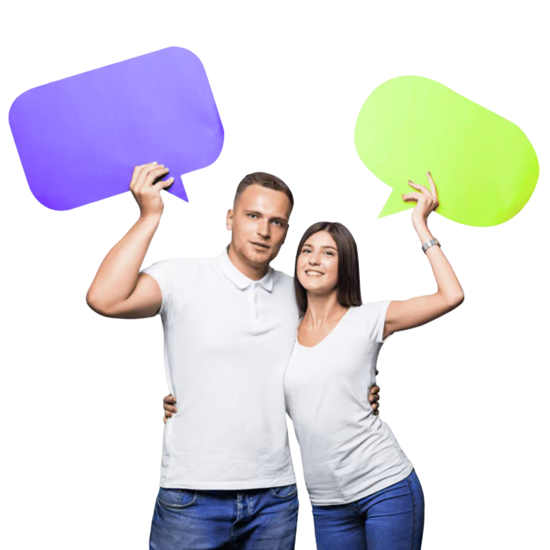 People communicating